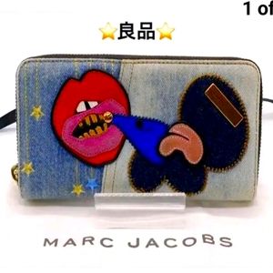 Marc Jacobs long wallet denim jewelry van hoven collaboration blue Women Japan